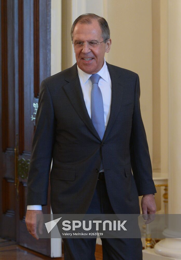 Meeting between Russian Foreign Minister Sergei Lavrov and his Azerbaijani counterpart Elmar Mammadyarov