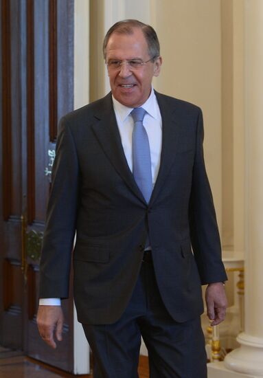 Meeting between Russian Foreign Minister Sergei Lavrov and his Azerbaijani counterpart Elmar Mammadyarov