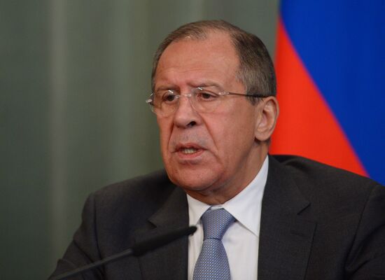 Meeting between Russian Foreign Minister Sergei Lavrov and his Azerbaijani counterpart Elmar Mammadyarov