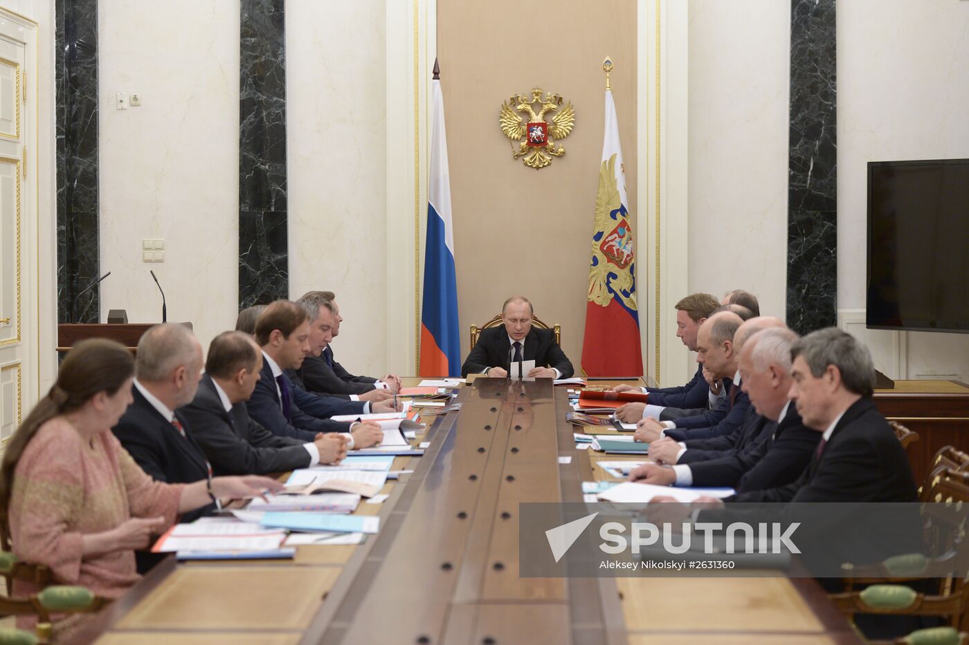 President Vladimir Putin holds meeting of Commission for Military Technology Cooperation with Foreign States