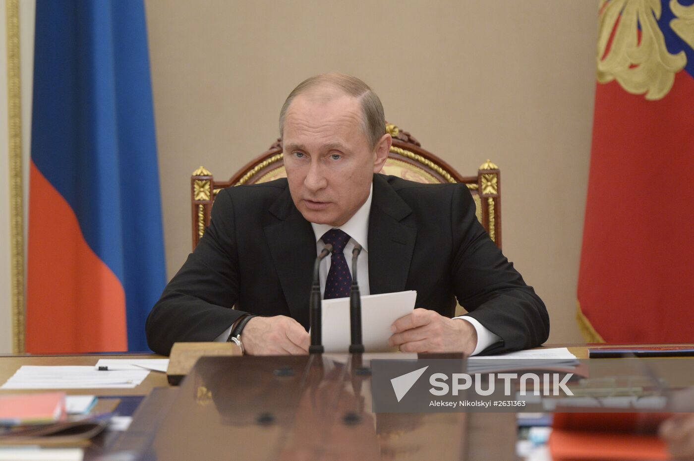 President Vladimir Putin holds meeting of Commission for Military Technology Cooperation with Foreign States