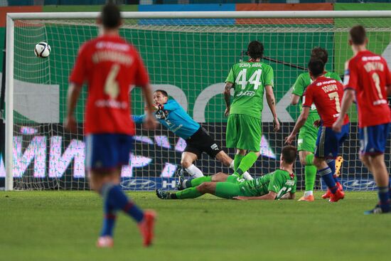 Russian Football Premier League. CSKA vs. Rubin