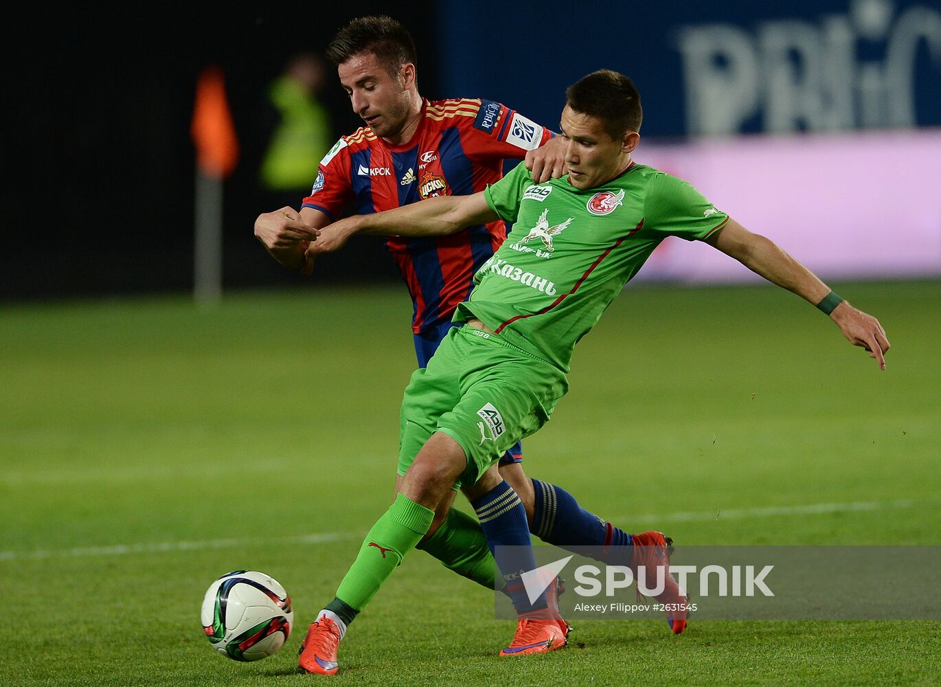 Russian Football Premier League. CSKA vs. Rubin