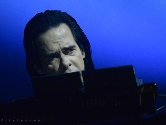 Nick Cave gives concert in Moscow