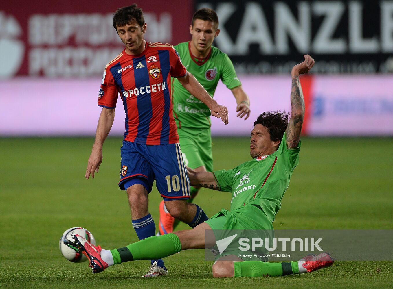 Russian Football Premier League. CSKA vs. Rubin