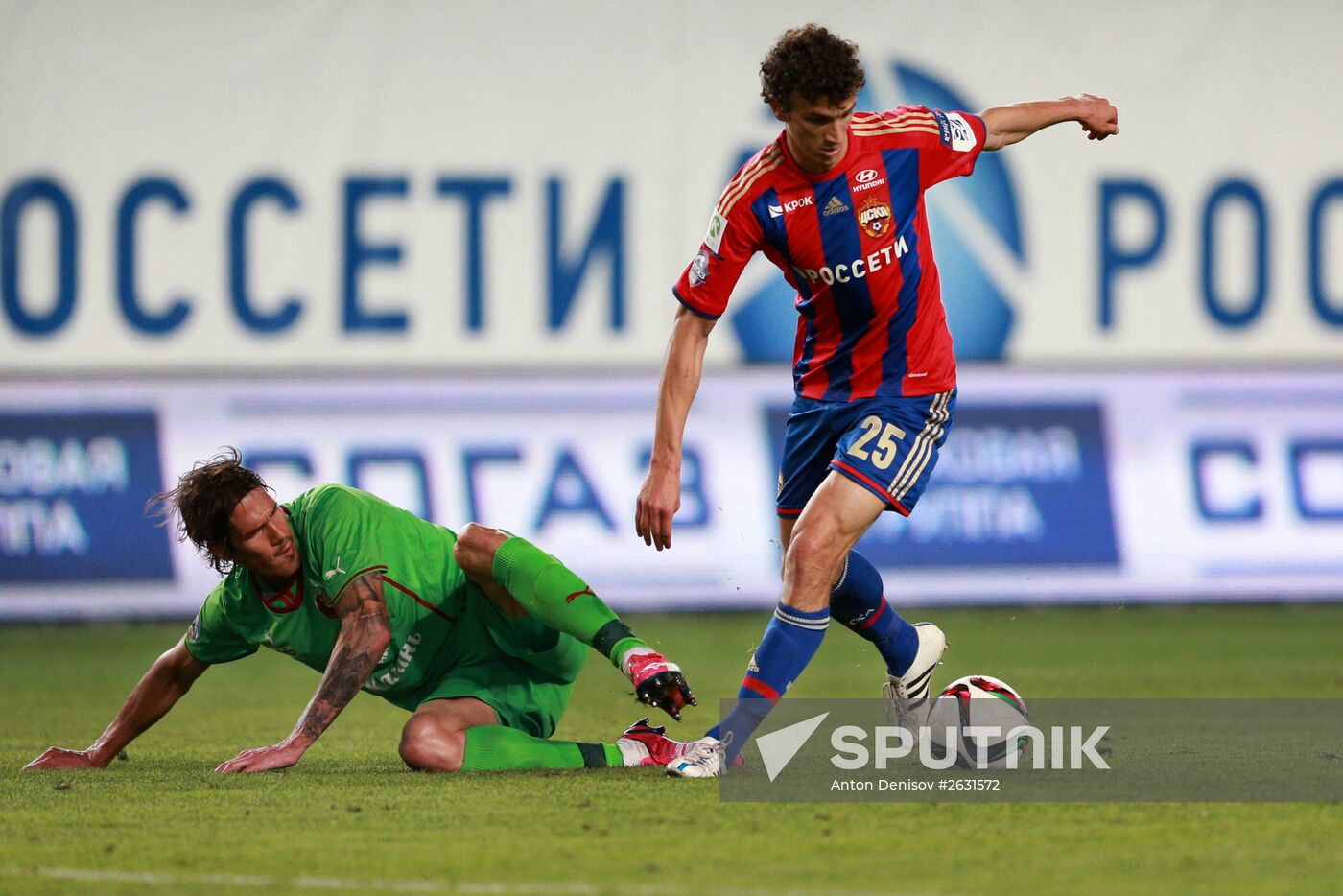 Russian Football Premier League. CSKA vs. Rubin