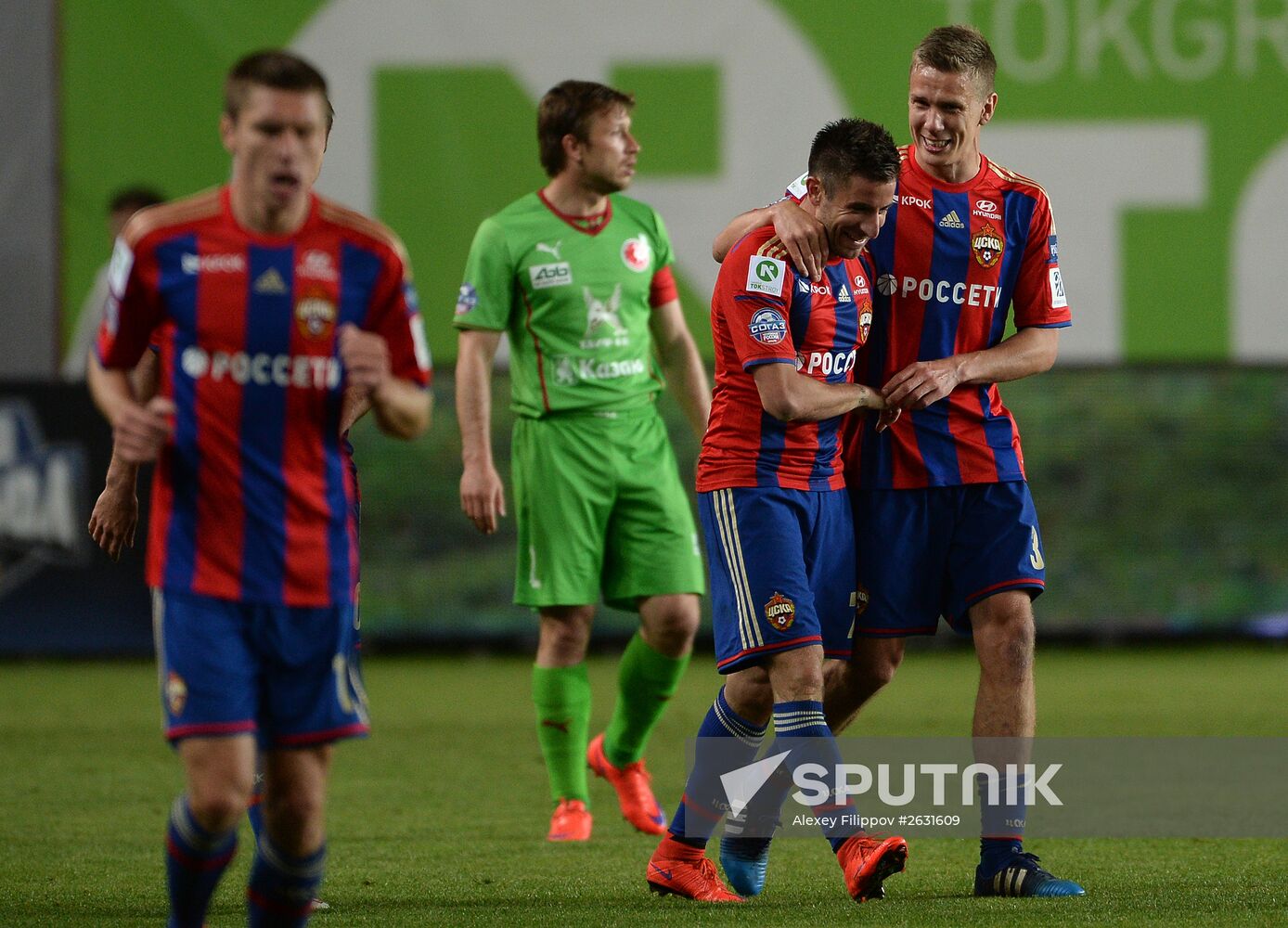 Russian Football Premier League. CSKA vs. Rubin