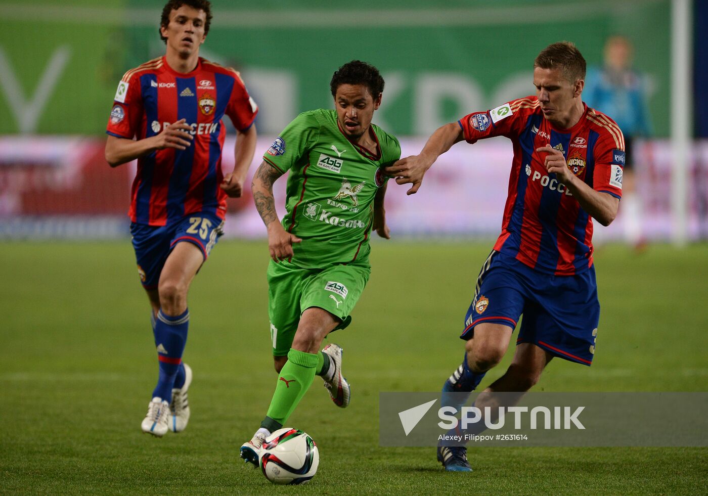 Russian Football Premier League. CSKA vs. Rubin