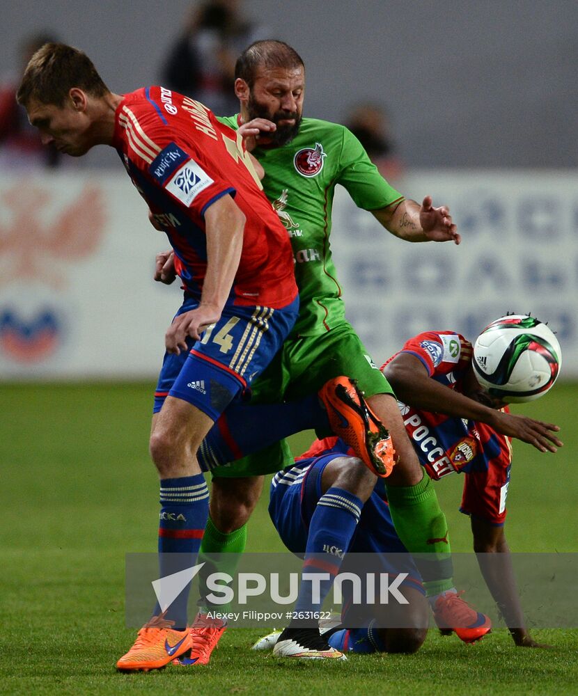 Russian Football Premier League. CSKA Moscow vs. Rubin Kazan