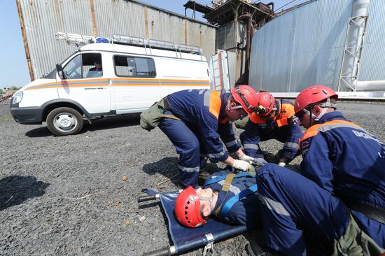 Emergencies Ministry holds exercise in Rostov Region