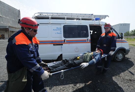 Emergencies Ministry holds exercise in Rostov Region