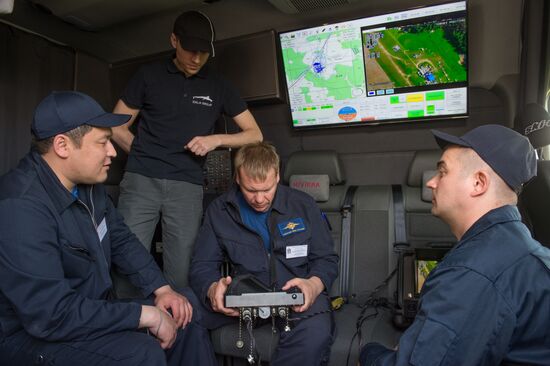 UAV demonstration flights in Moscow region