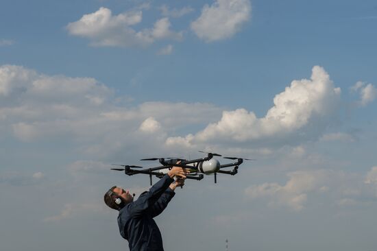 UAV demonstration flights in Moscow region