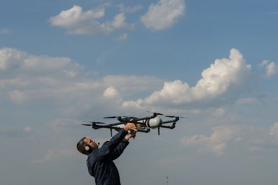 UAV demonstration flights in Moscow region