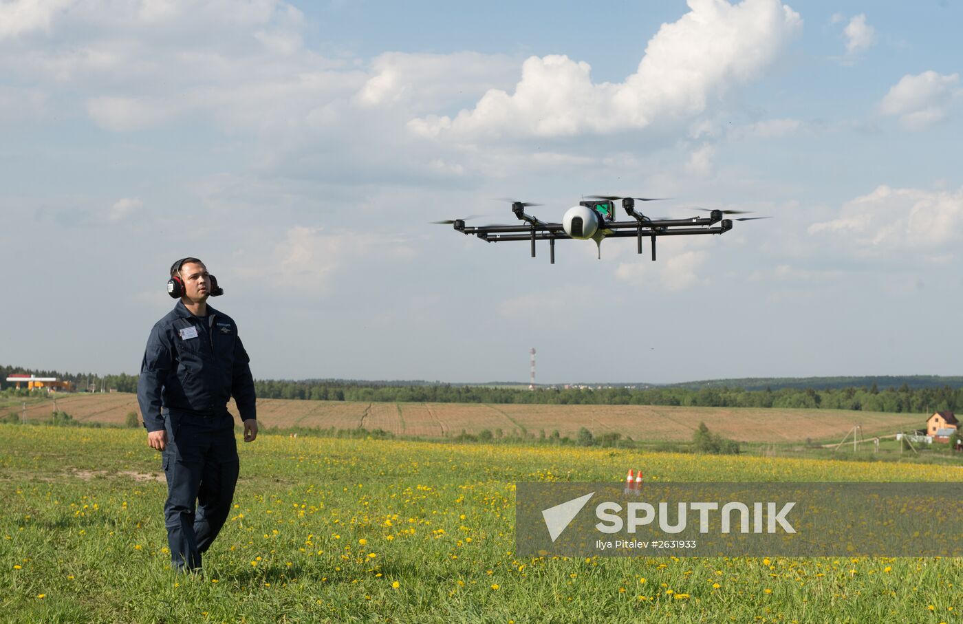 UAV demonstration flights in Moscow region