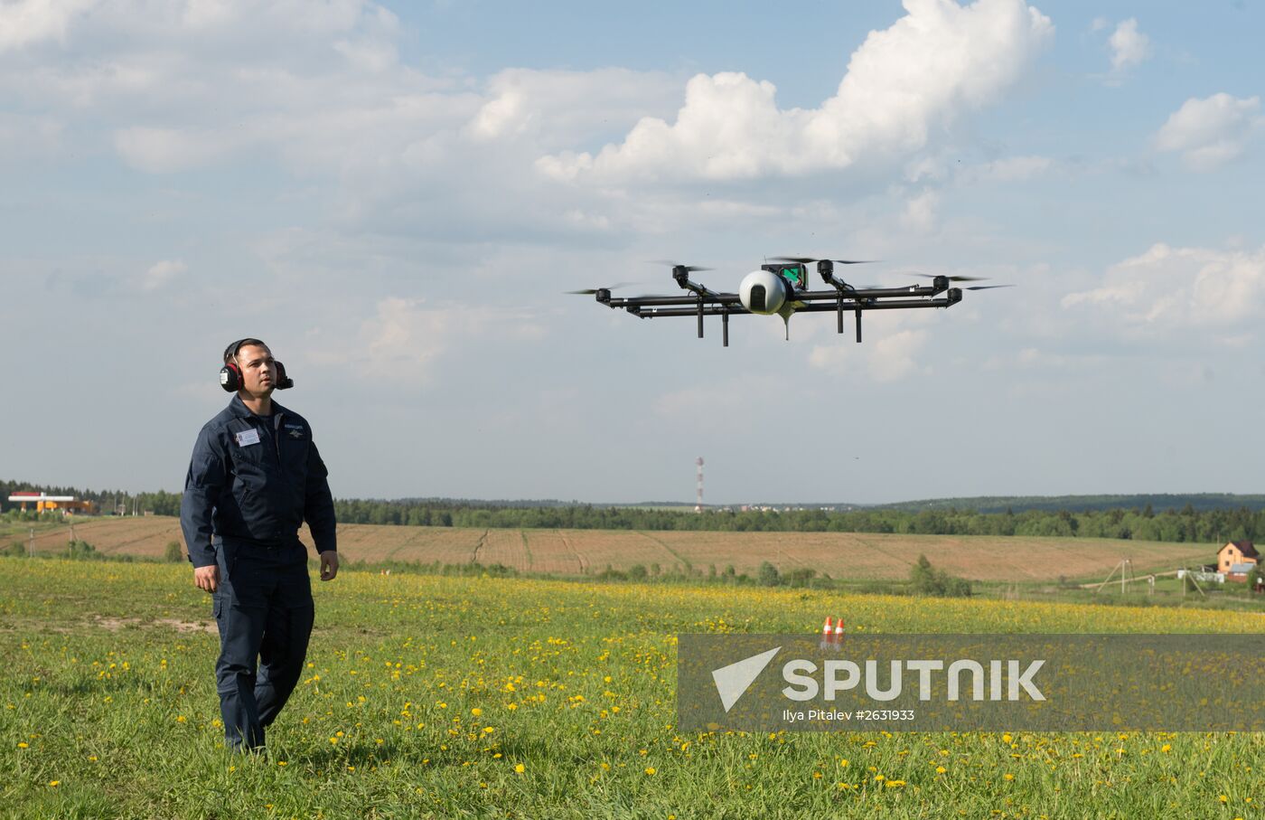 UAV demonstration flights in Moscow region