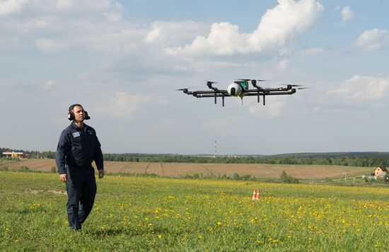 UAV demonstration flights in Moscow region