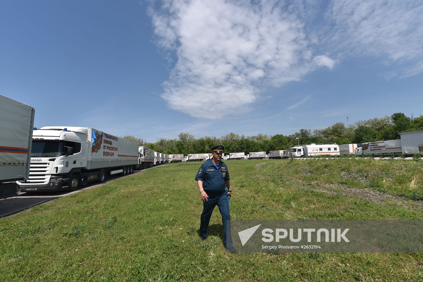 Humanitarian aid convoy for southeastern Ukraine about to depart from Rostov Region