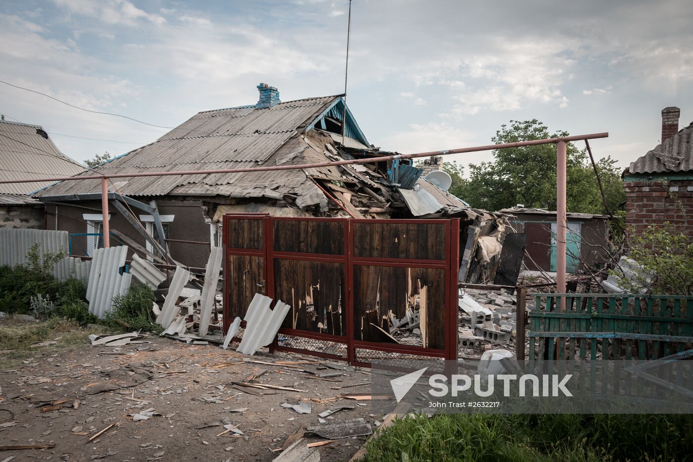 Gorlovka after shelling