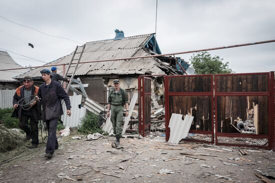 Gorlovka after shelling