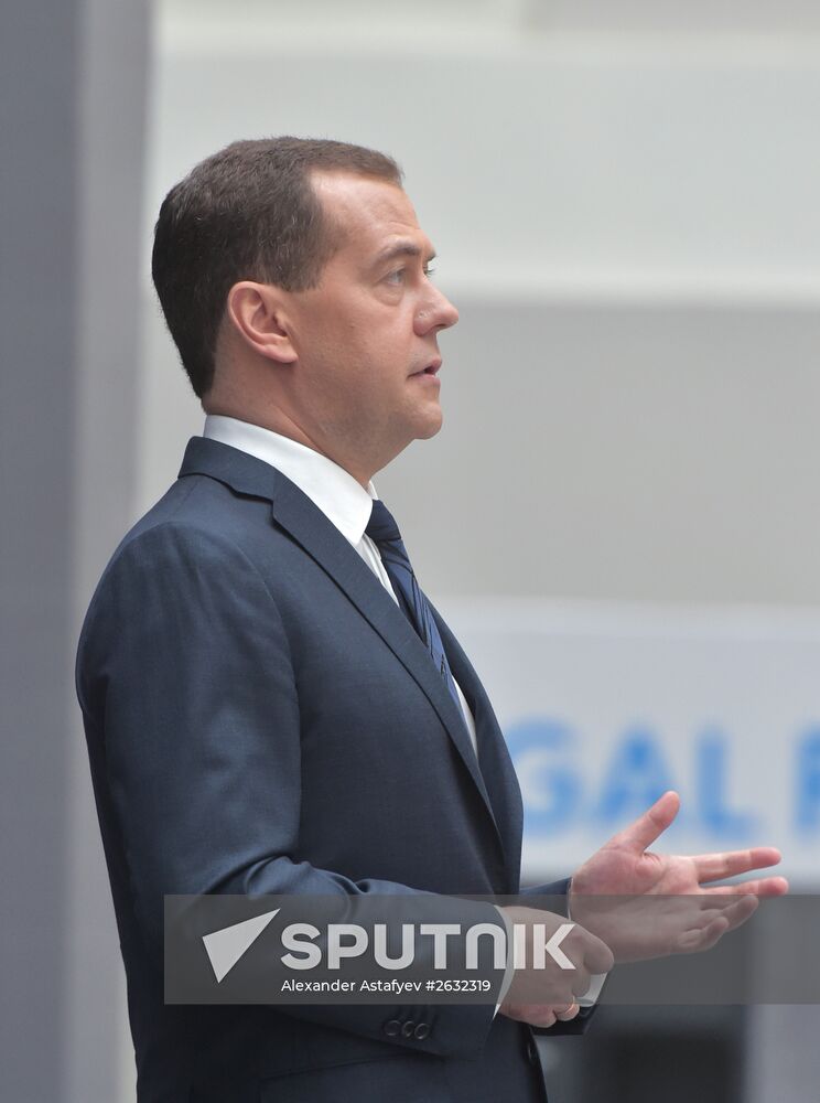 Russian Prime Minister Dmitry Medvedev's working visit to Northwestern Federal District