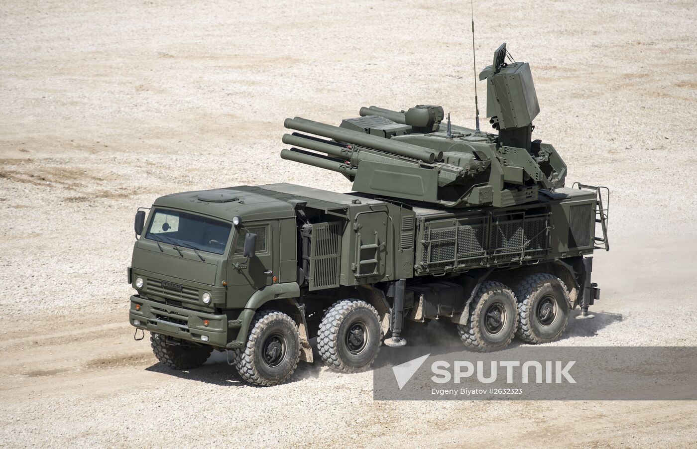 Military equipment displayed in the run-up to Army-2015 international forum