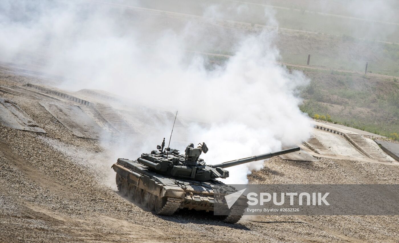 Military equipment displayed in the run-up to Army-2015 international forum