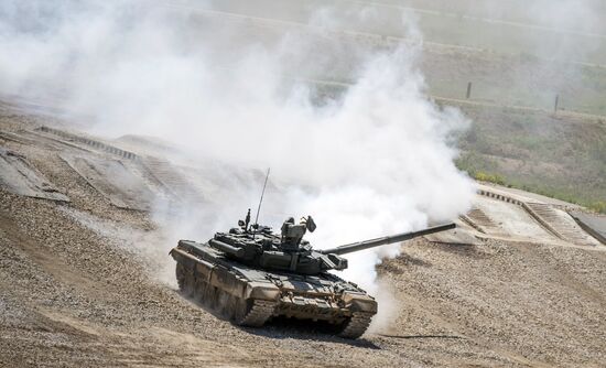 Military equipment displayed in the run-up to Army-2015 international forum