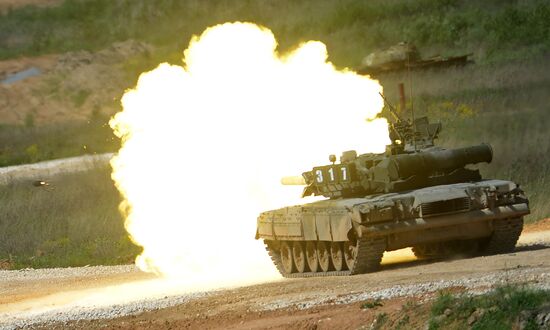 Military equipment displayed in the run-up to Army-2015 international forum