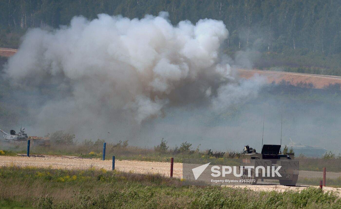 Military equipment displayed in the run-up to Army-2015 international forum
