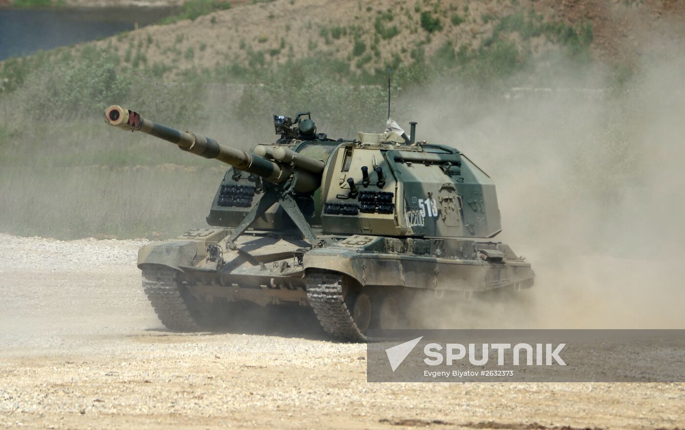 Military equipment displayed in the run-up to Army-2015 international forum