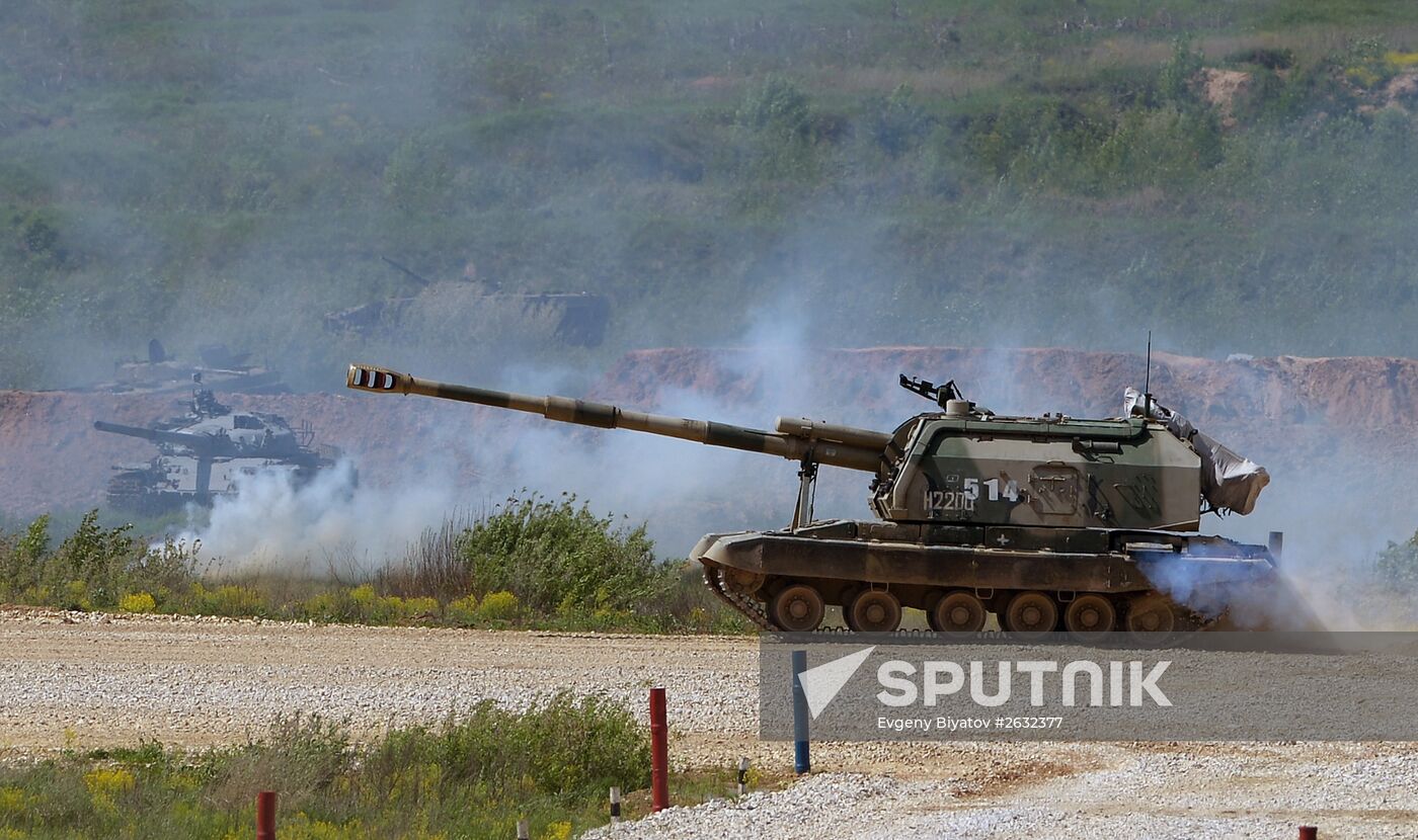 Military equipment displayed in the run-up to Army-2015 international forum