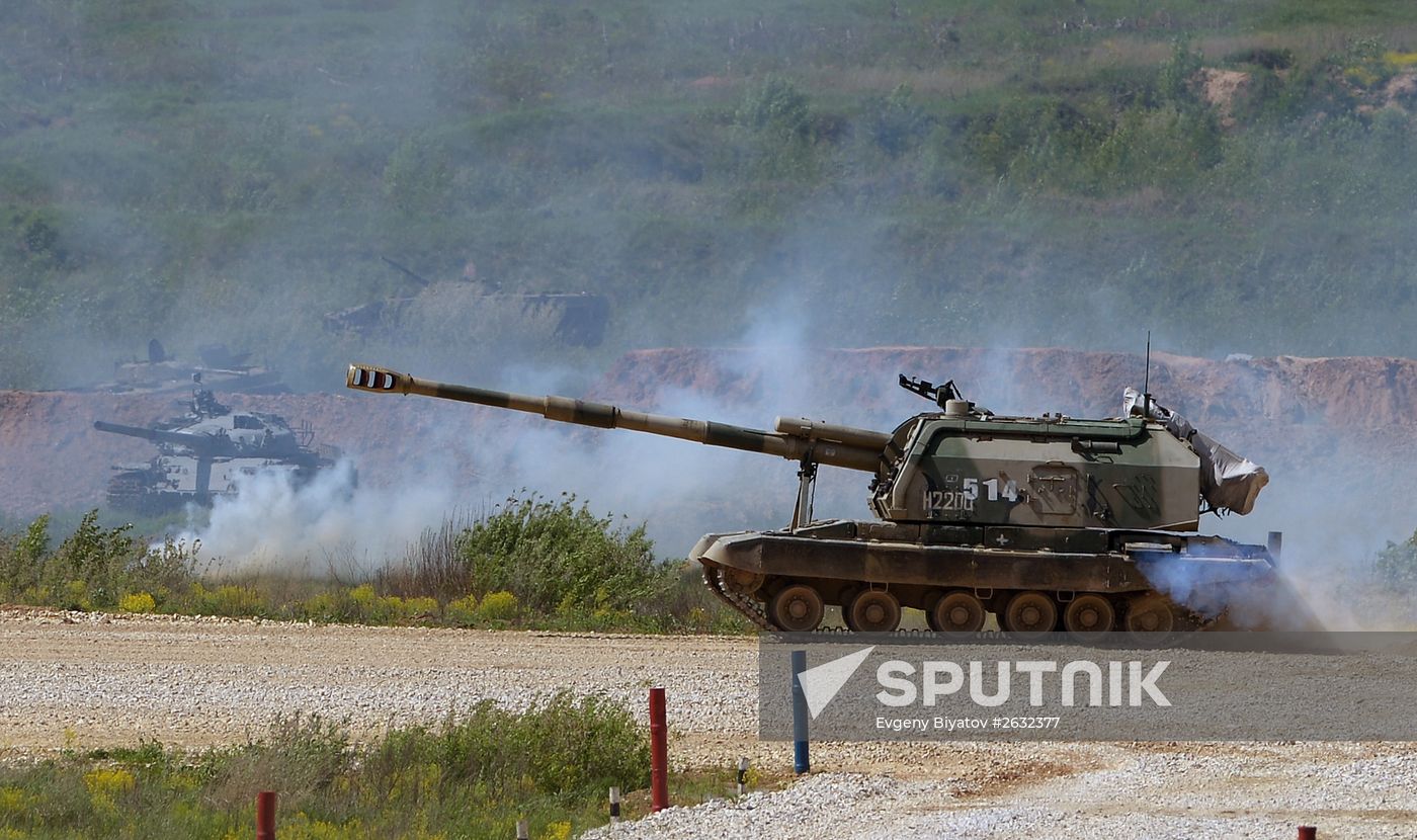 Military equipment displayed in the run-up to Army-2015 international forum