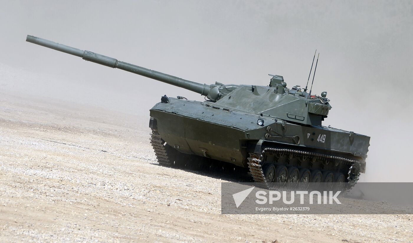 Military equipment displayed in the run-up to Army-2015 international forum