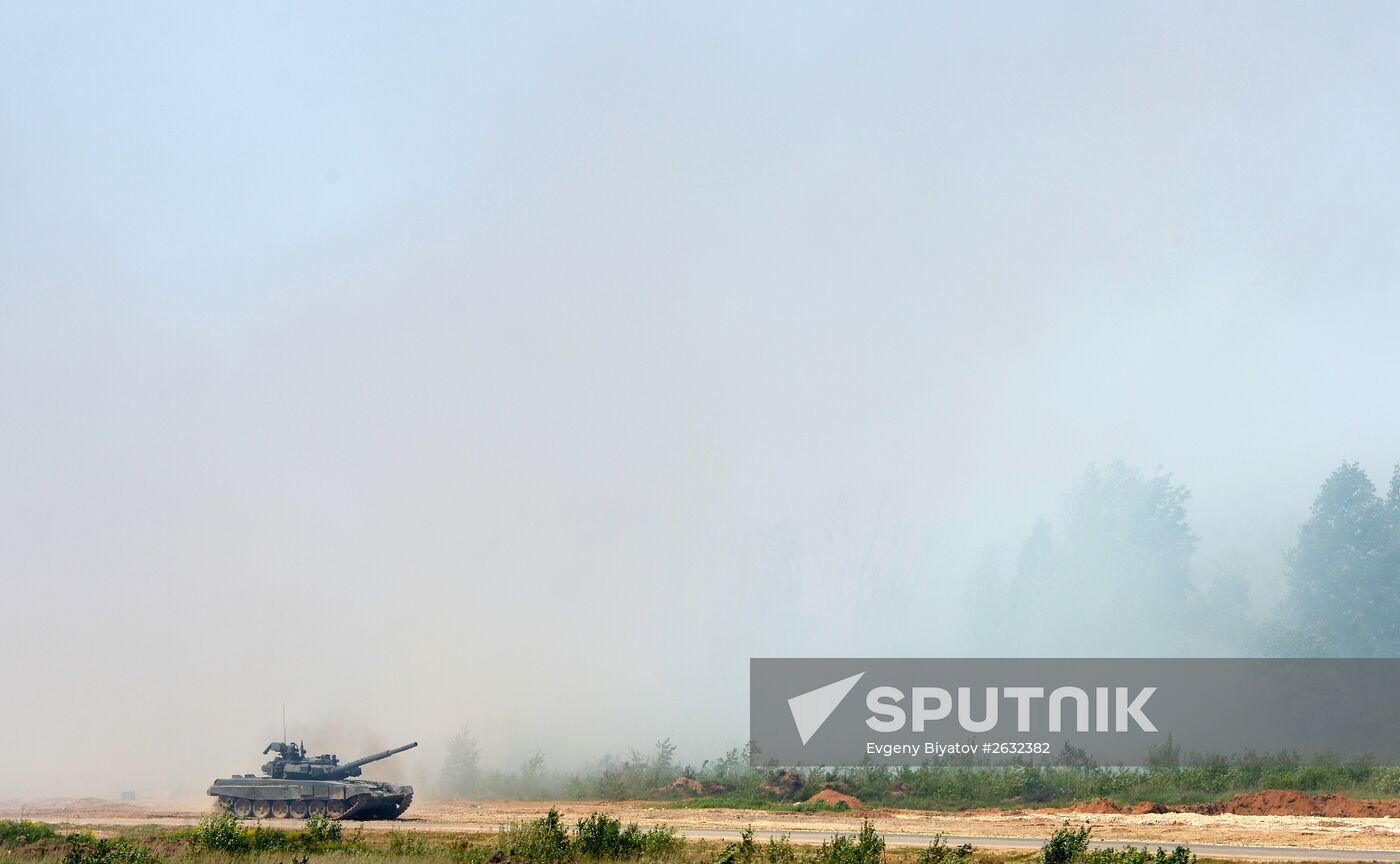 Military equipment displayed in the run-up to Army-2015 international forum