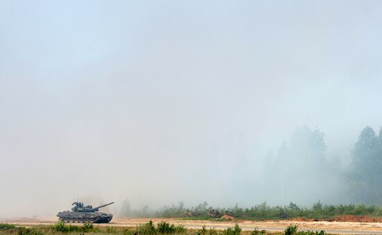 Military equipment displayed in the run-up to Army-2015 international forum
