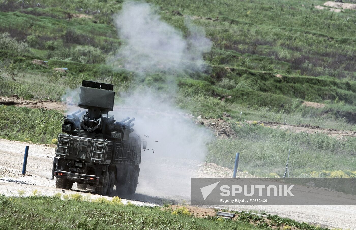 Military equipment displayed in the run-up to Army-2015 international forum