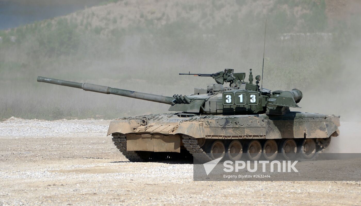 Military equipment displayed in the run-up to Army-2015 international forum