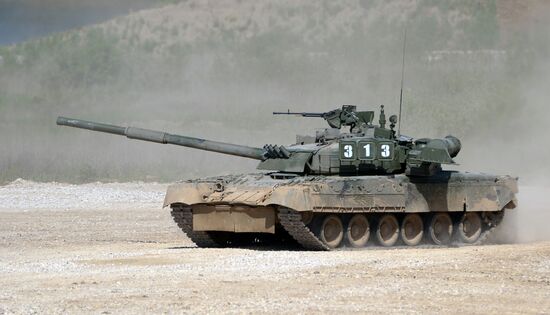 Military equipment displayed in the run-up to Army-2015 international forum