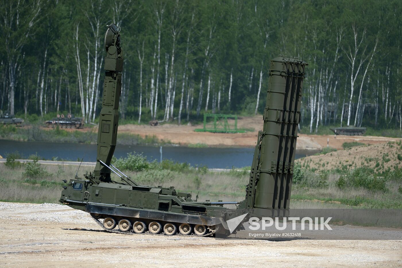 Military equipment displayed in the run-up to Army-2015 international forum