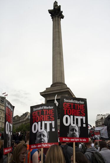 Protests in London