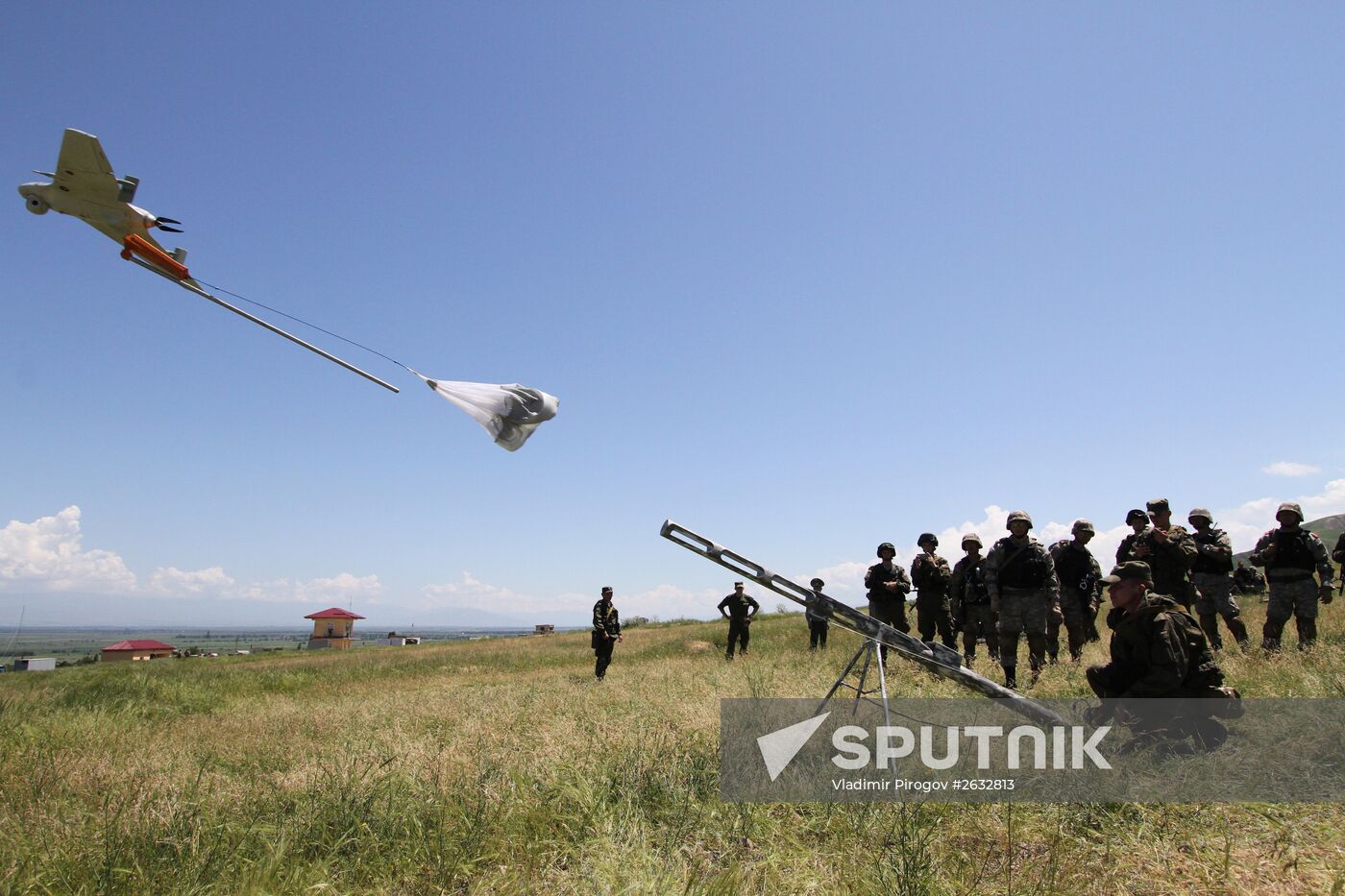 Joint exercises by Russian Airborne Forces and Kyrgyz National Guards