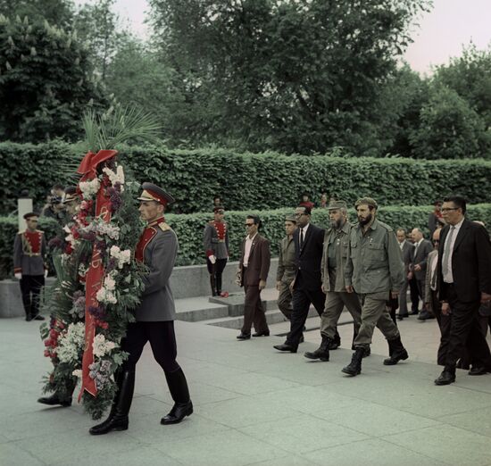 Fidel Castro visits the USSR