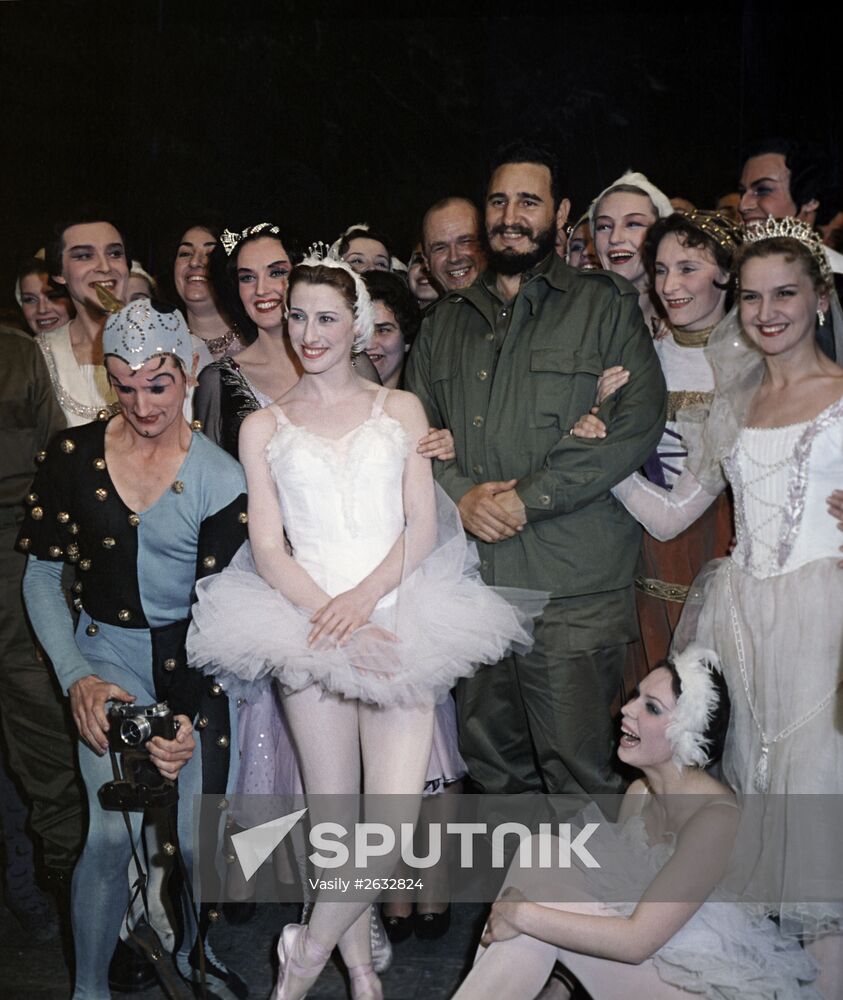 Fidel Castro visits the USSR