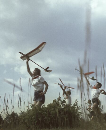 Schoolchildren during summer vacation