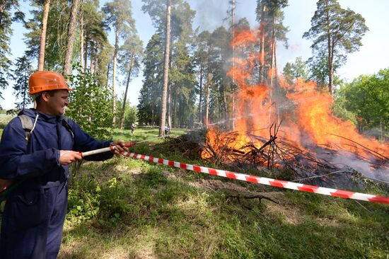 Emergencies Ministry holds command spot exercise in Kazan