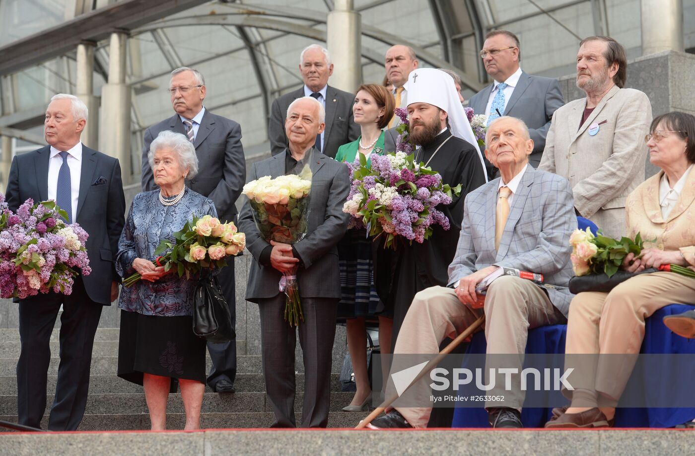Unveiling monument to Dmitry Shostakovich