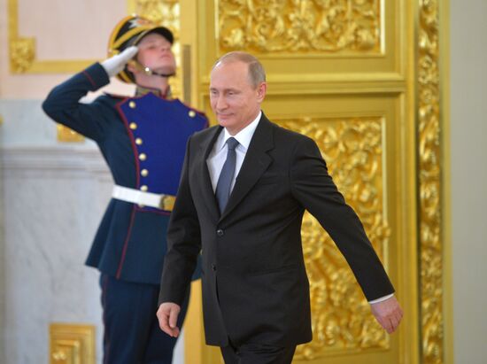 Presentation of credentials to Russian President Vladimir Putin by ambassadors of foreign states