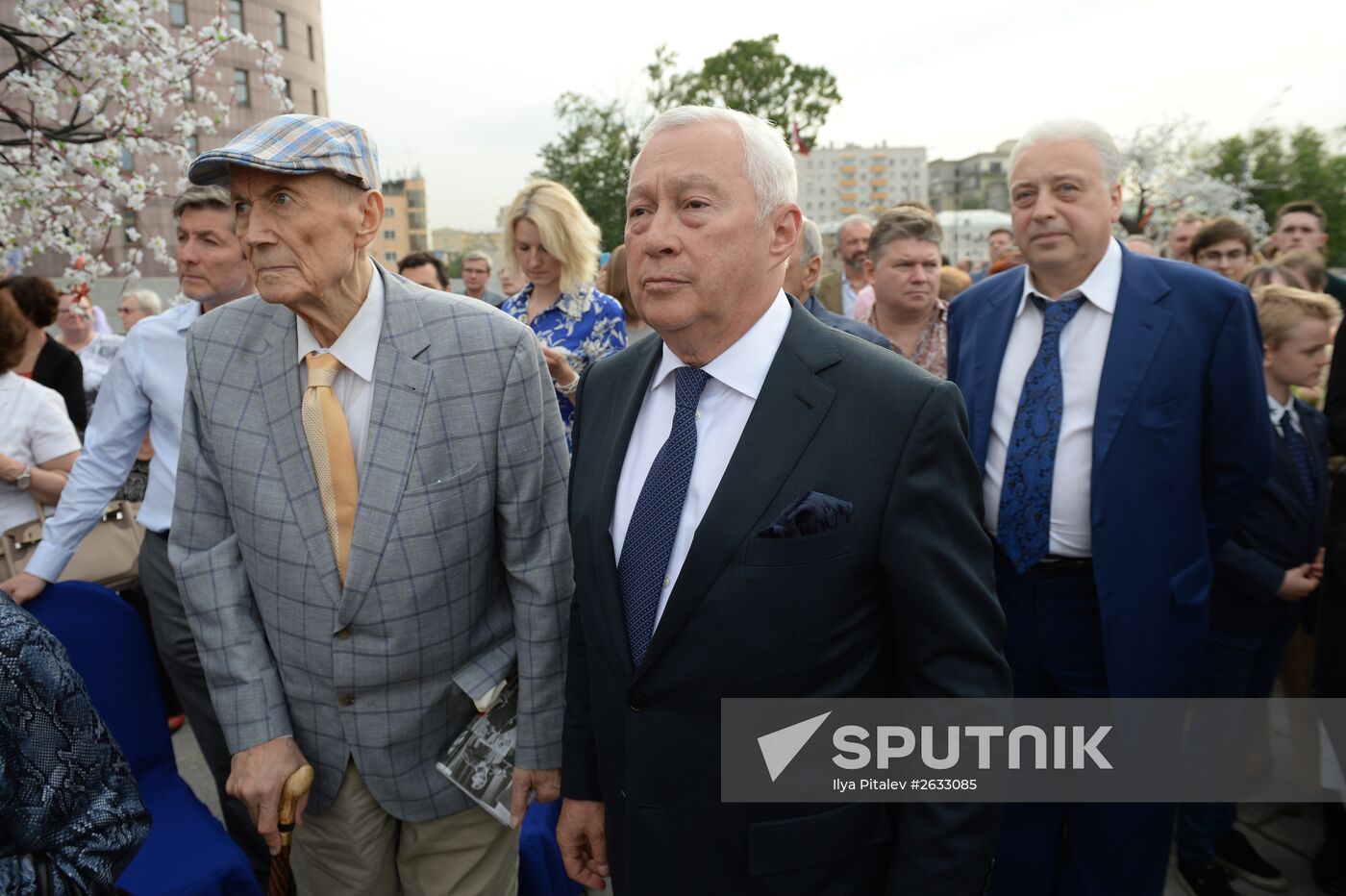 Unveiling monument to Dmitry Shostakovich