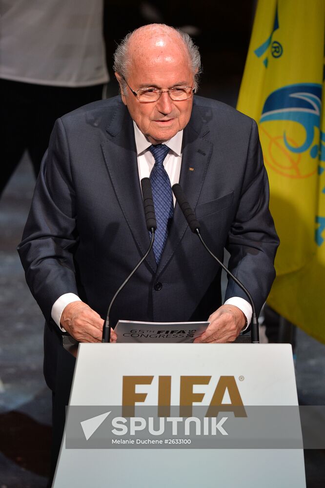 Opening ceremony of the 65th FIFA Congress